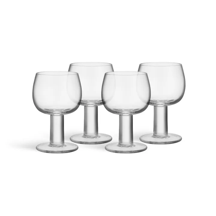 Fars glass - Klar, 4-pak - Kosta Boda