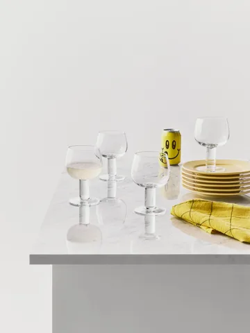 Fars glass - Klar, 4-pak - Kosta Boda