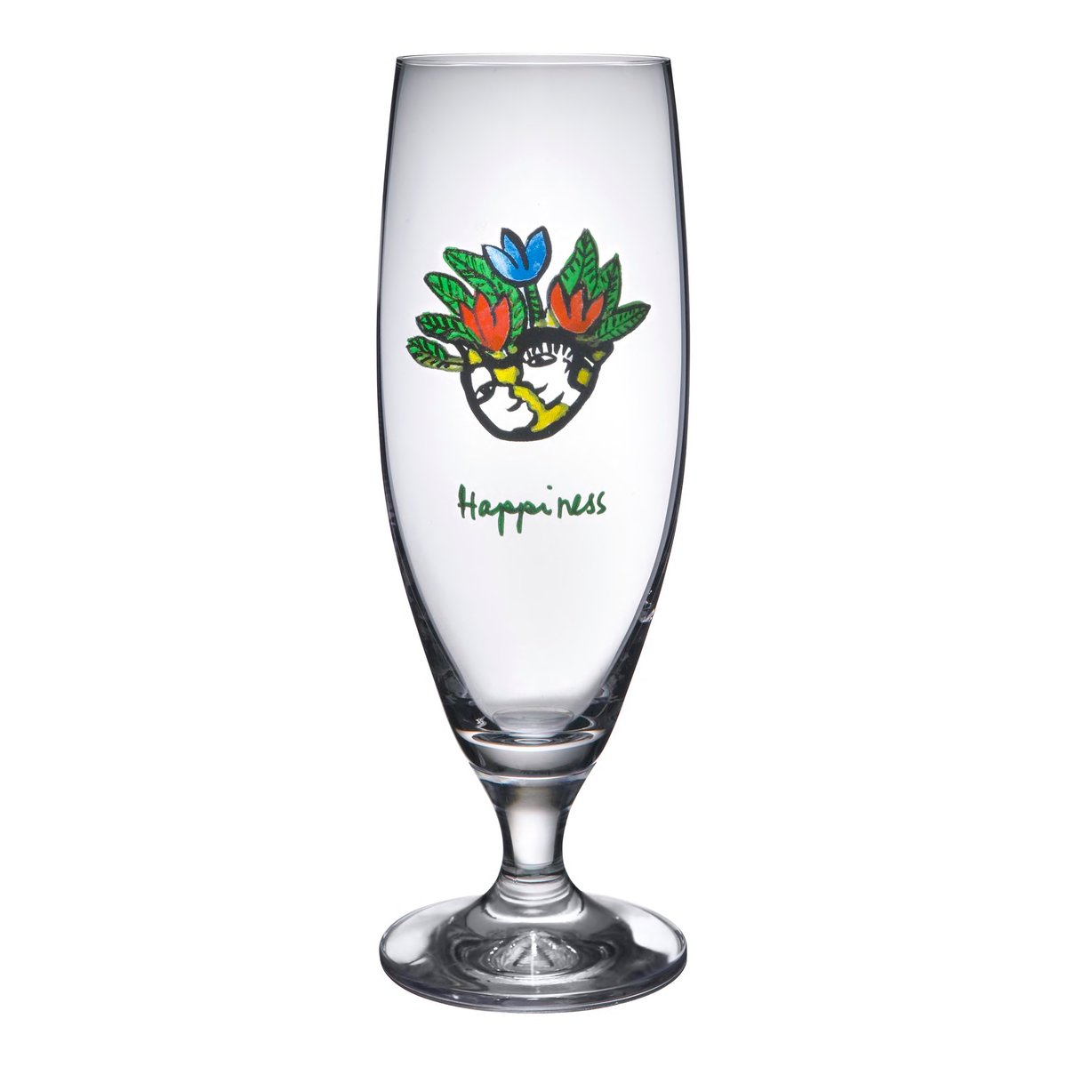 Kosta Boda Friendship glass 50 cl Happiness | Skandinavisk Design | Ølglass | Gjennomsiktig