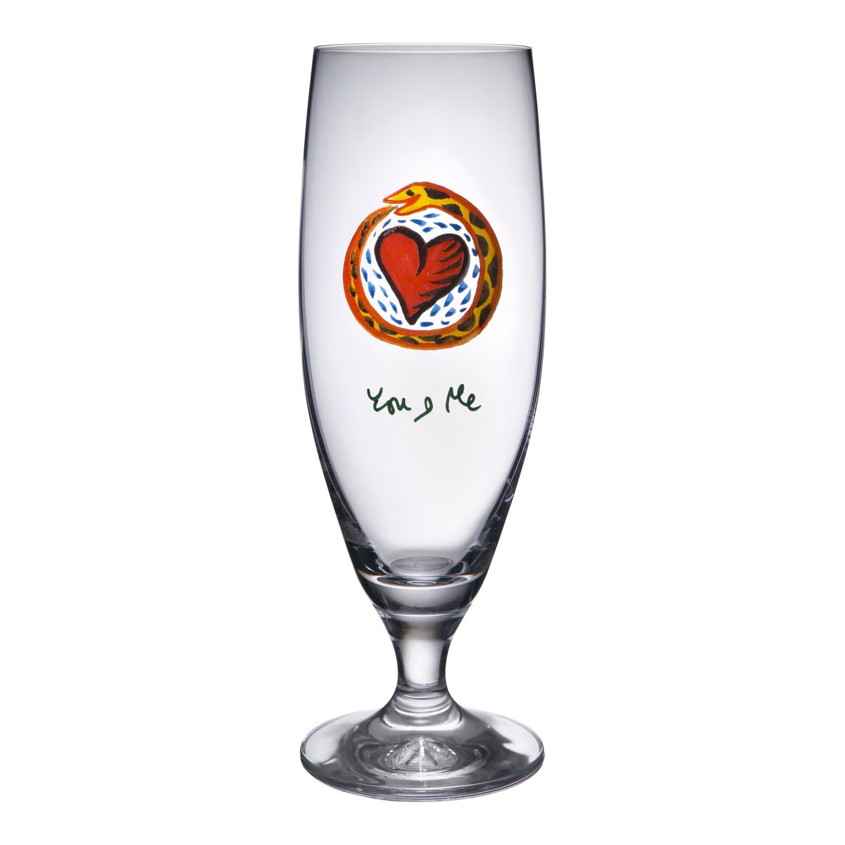 Kosta Boda Friendship glass 50 cl You | Skandinavisk Design | Ølglass | Gjennomsiktig
