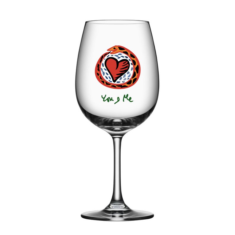 Kosta Boda Friendship vinglass 50 cl You & me | Skandinavisk Design | Vinglass | Gjennomsiktig