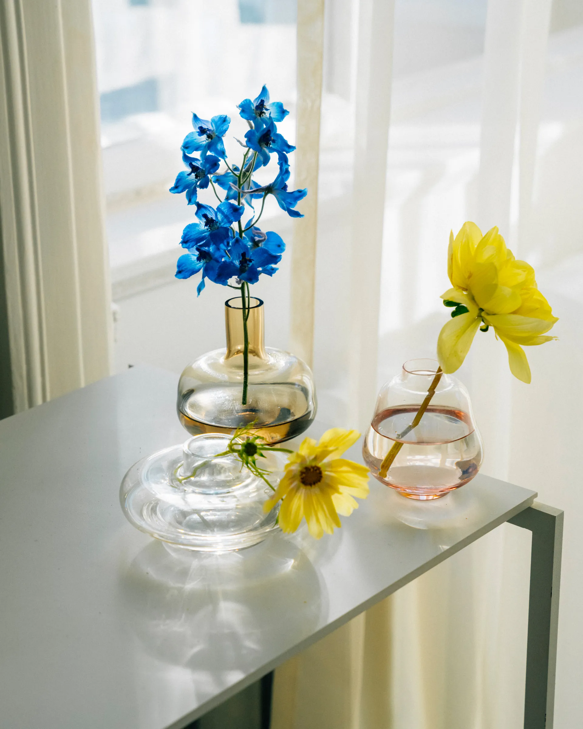 Kappa vase 84 mm, Lyserosa Kosta Boda