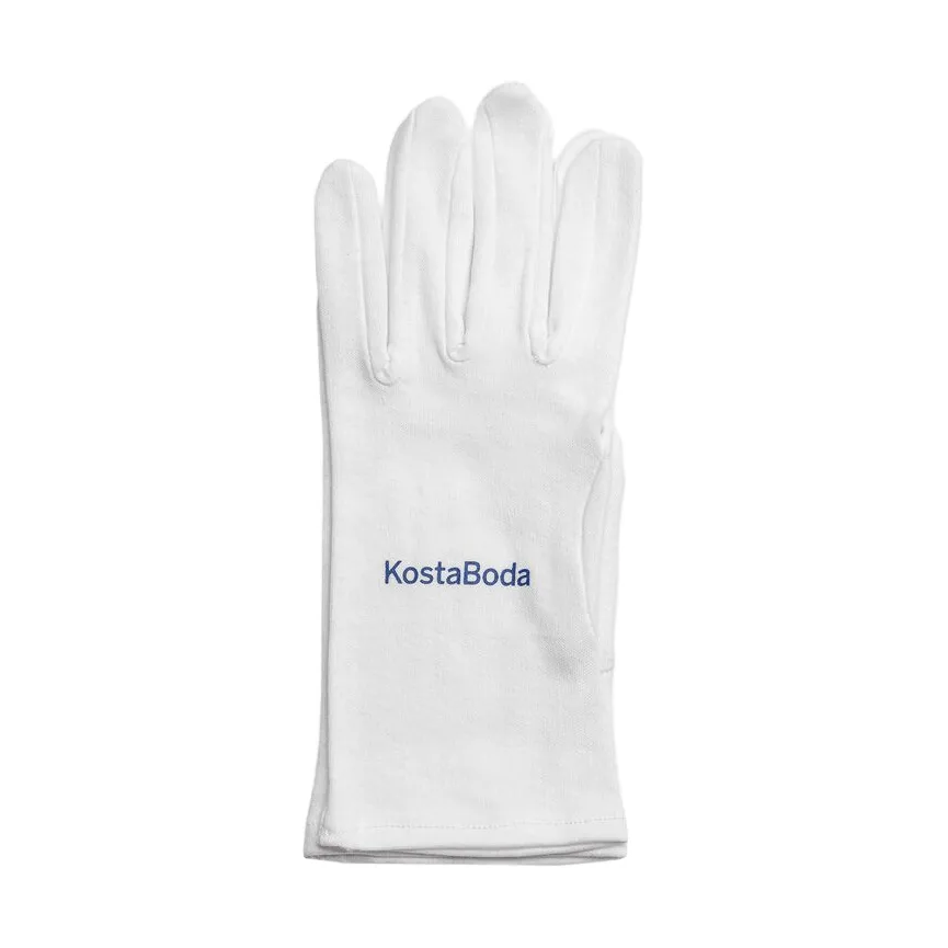 Kosta Boda glass care hanske, Hvit, medium Kosta Boda