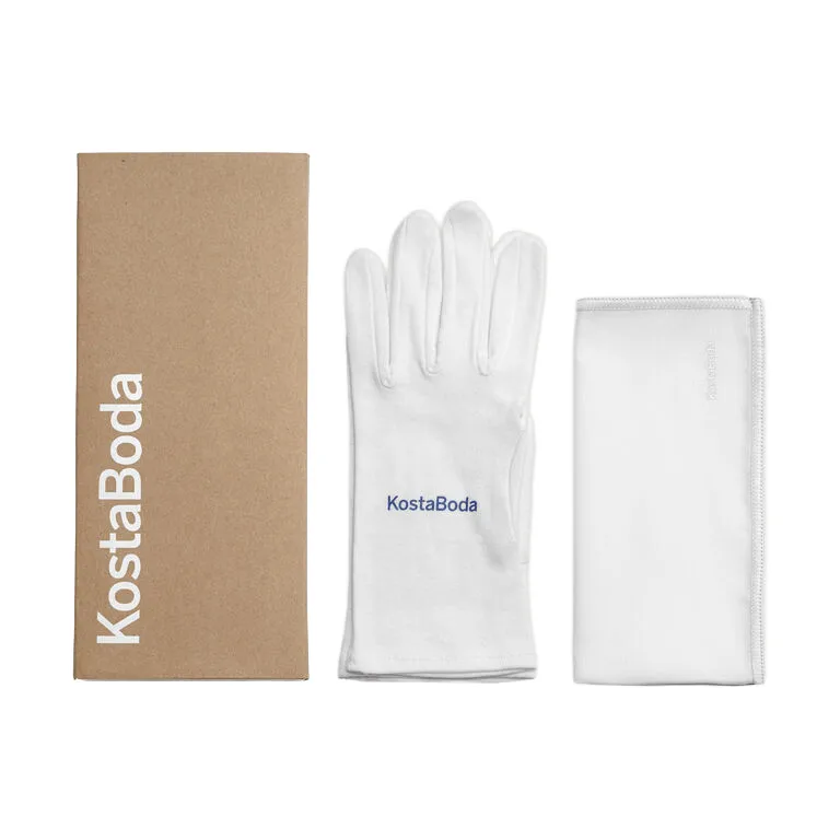 Kosta Boda glass care set box, Hvit, medium Kosta Boda