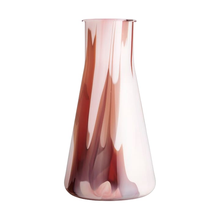 Lab erlenmeyer vase 30,5 cm - Rød-hvit-rosa - Kosta Boda