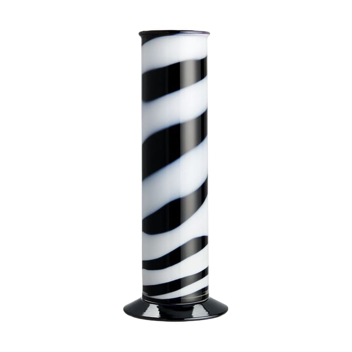Lab sylinder vase 30 cm - Svart-hvit - Kosta Boda