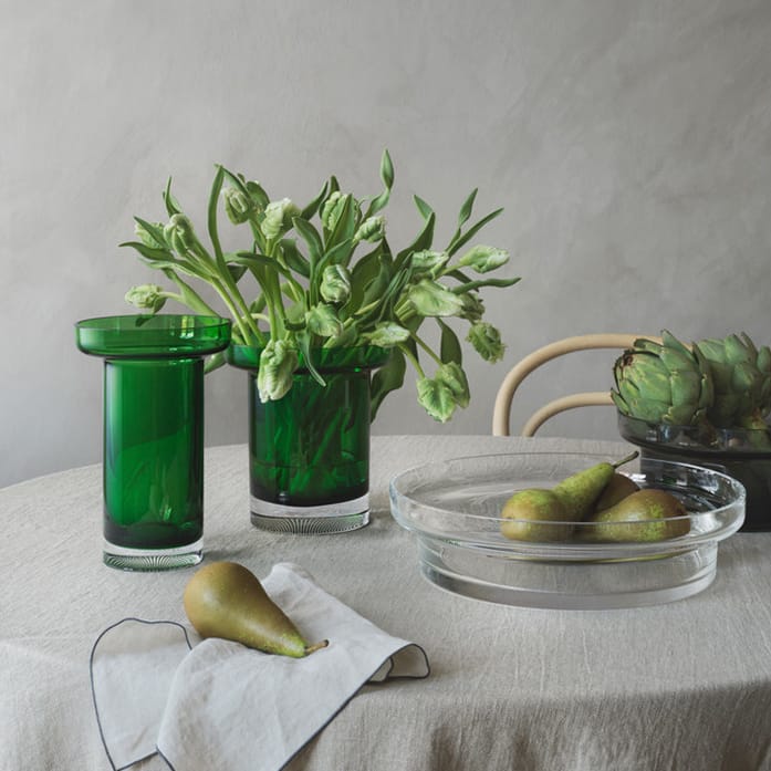 Limelight Rose vase 23 cm - Eplegrønn - Kosta Boda