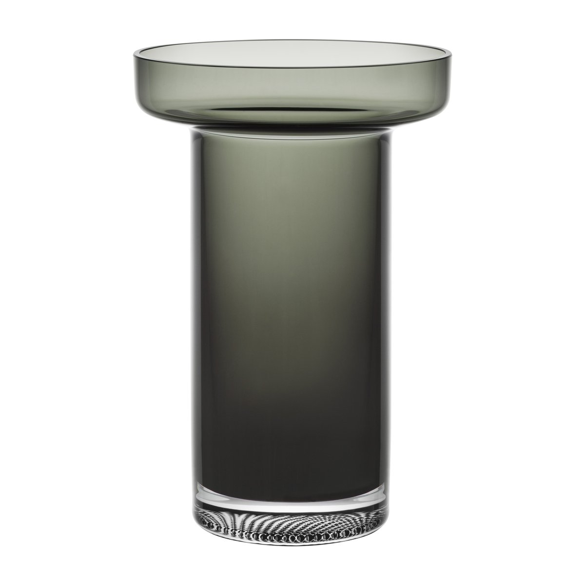 Bilde av Kosta Boda Limelight Rose vase 23 cm Røykgrå