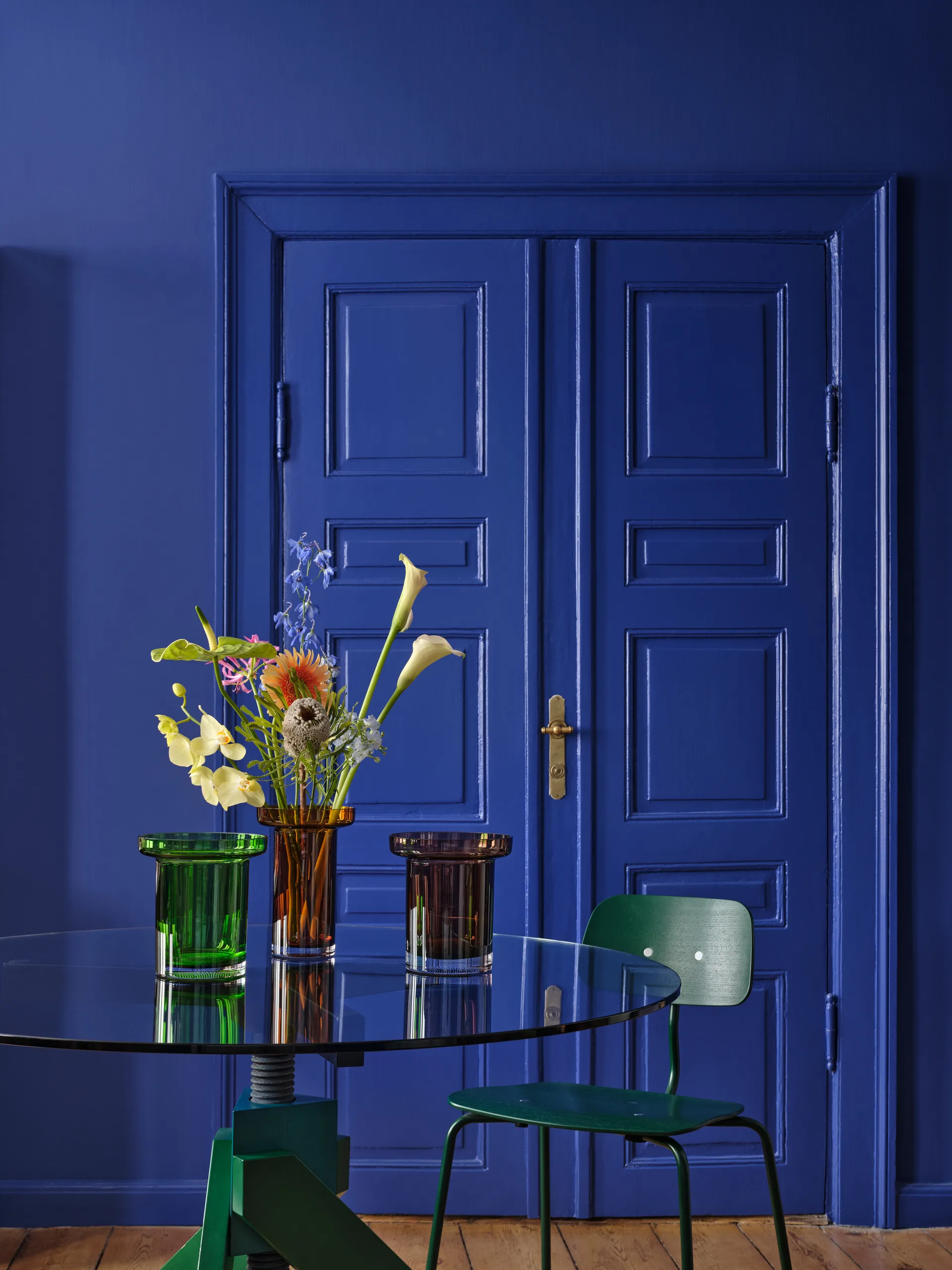 Limelight Tulip vase 19,5 cm, Caramel Kosta Boda