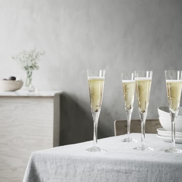 Line champagneglass 15 cl - Klar - Kosta Boda