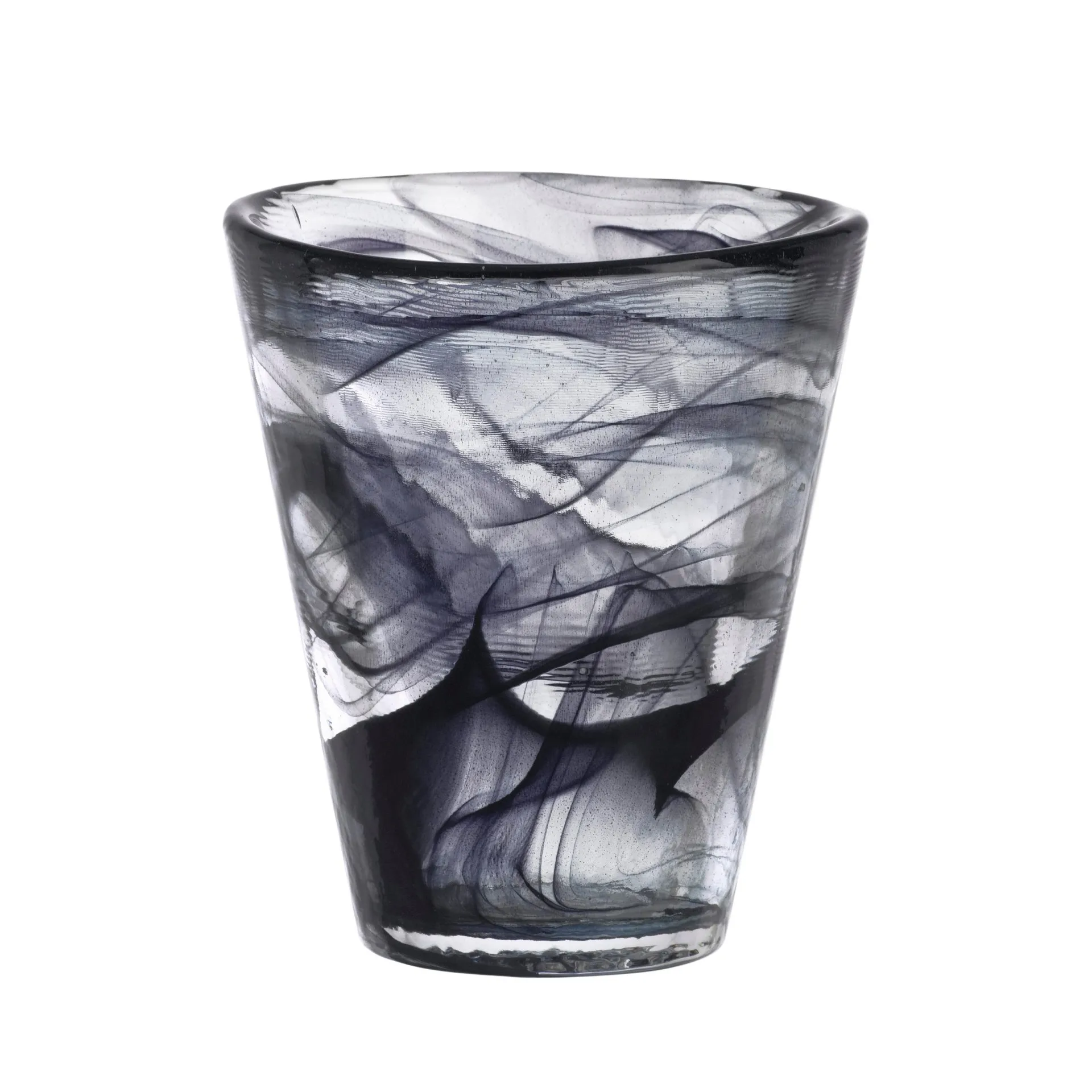 Mine glass, svart Kosta Boda