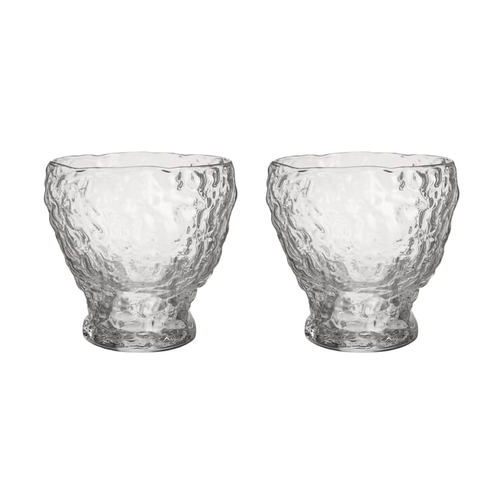 Moss tumbler glass 33 cl 2-pk - Klar - Kosta Boda