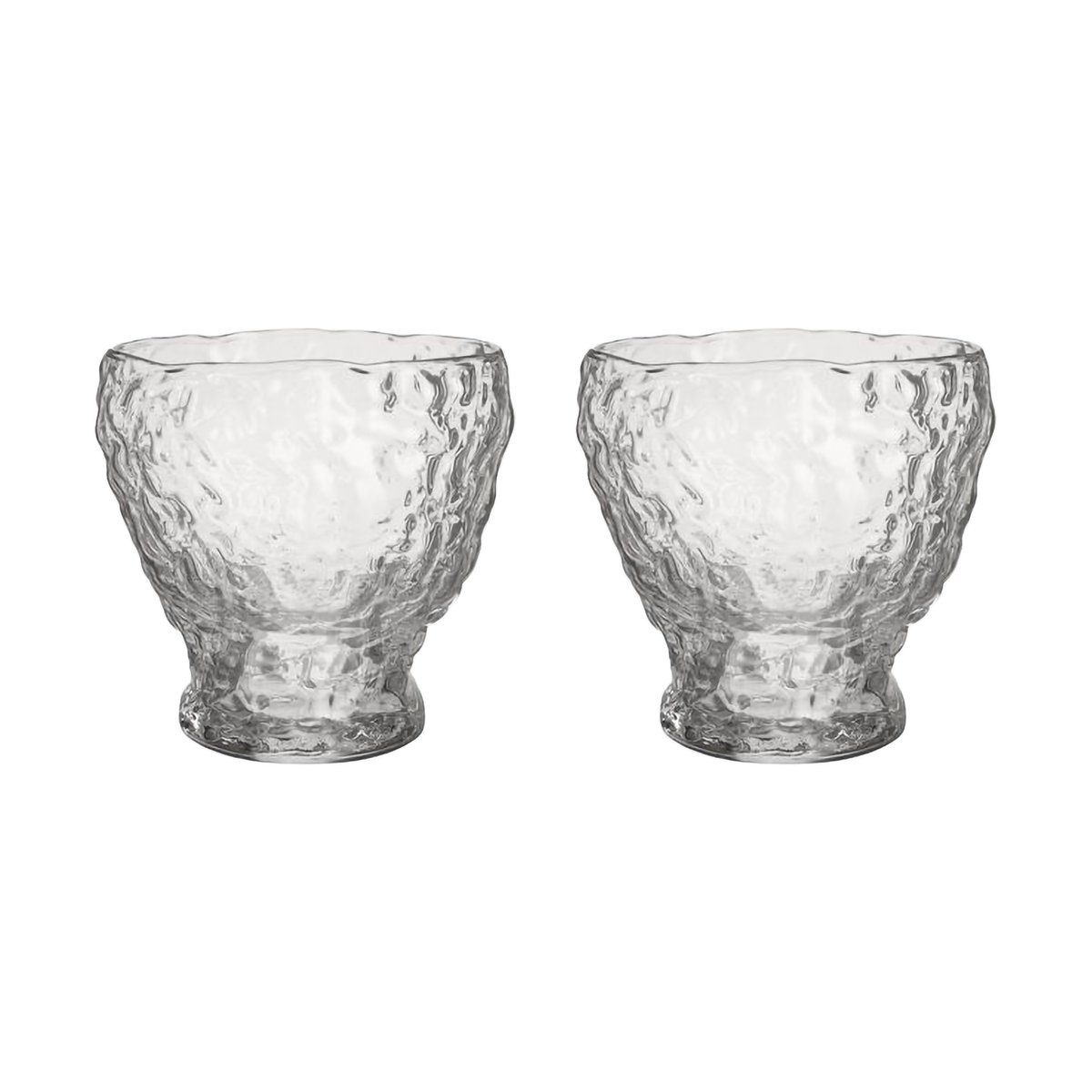 Kosta Boda Moss tumbler glass 33 cl 2-pk Klar | Skandinavisk Design | Vannglass | Gjennomsiktig