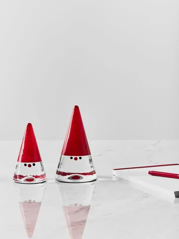 Noel nisse - Rød, 11,5 cm - Kosta Boda
