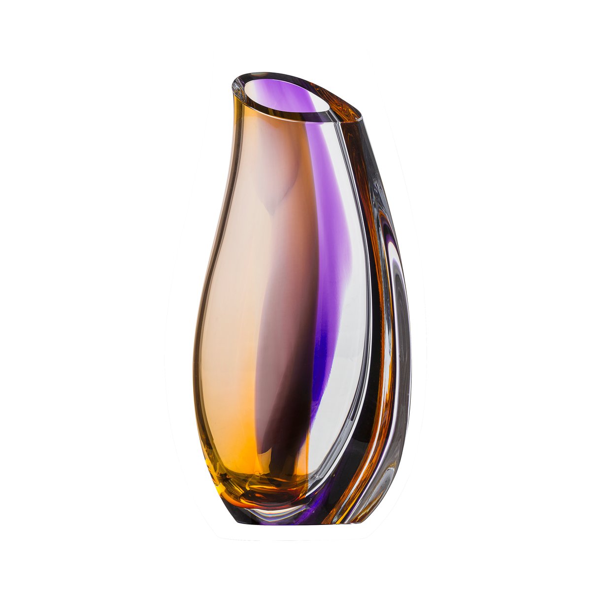 Bilde av Kosta Boda Orchid vase 280 mm Lilla-rav