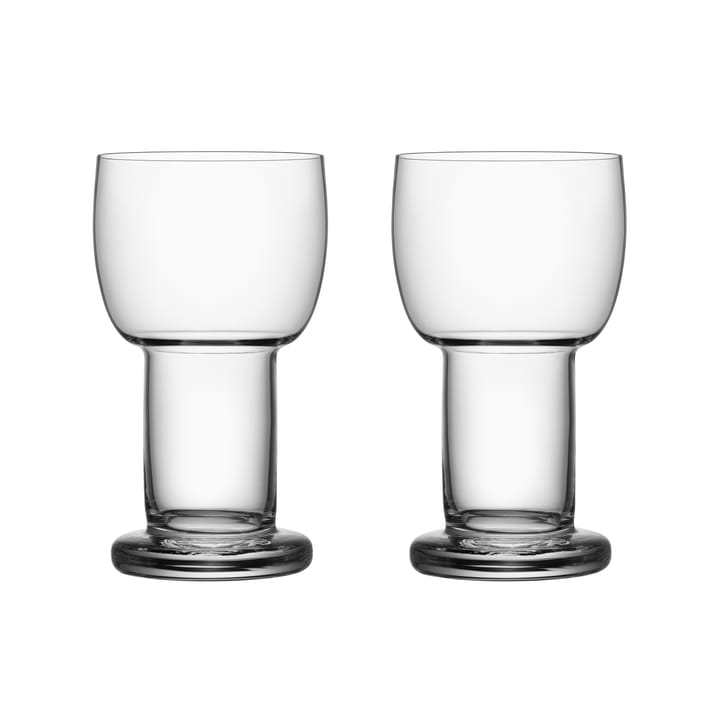 Picnic glass 32cl 2-stk. - Klar - Kosta Boda