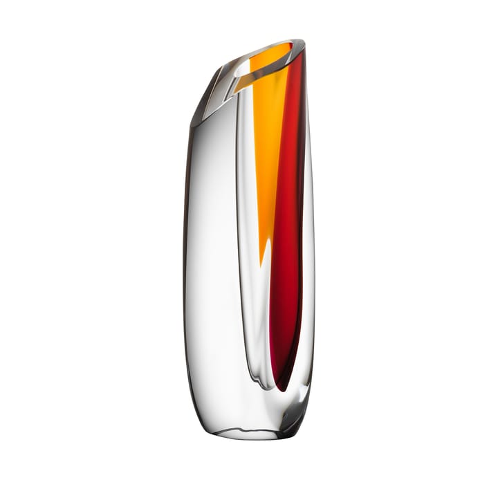 Saraband vase 36 cm - Rød-oransje - Kosta Boda