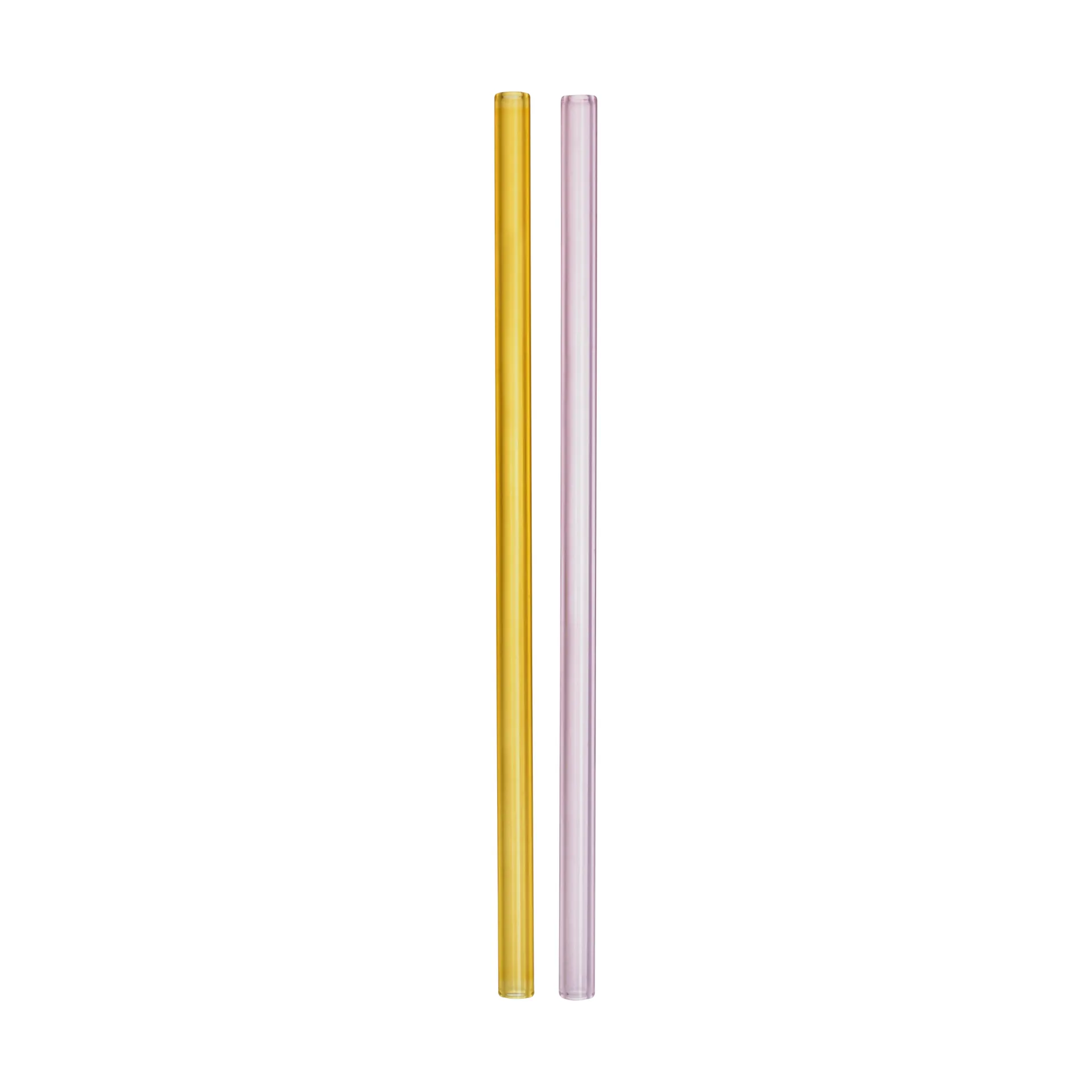 Sipsavor sugerør 200 mm 2-pk, Rosa-gul Kosta Boda