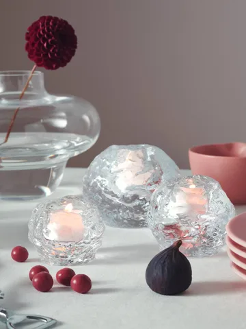 Snowball telysestake - Stor, H9 cm - Kosta Boda