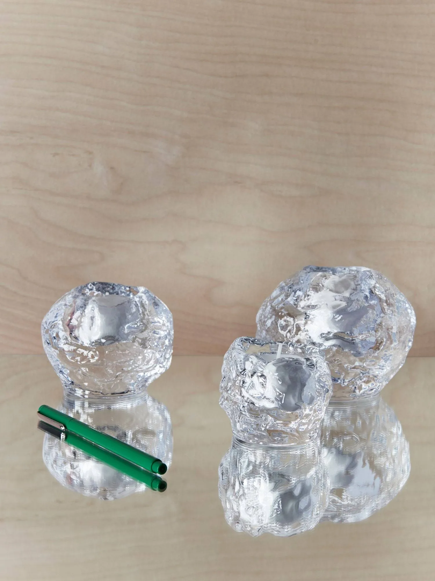 Snowball telysestake, Stor, H9 cm Kosta Boda