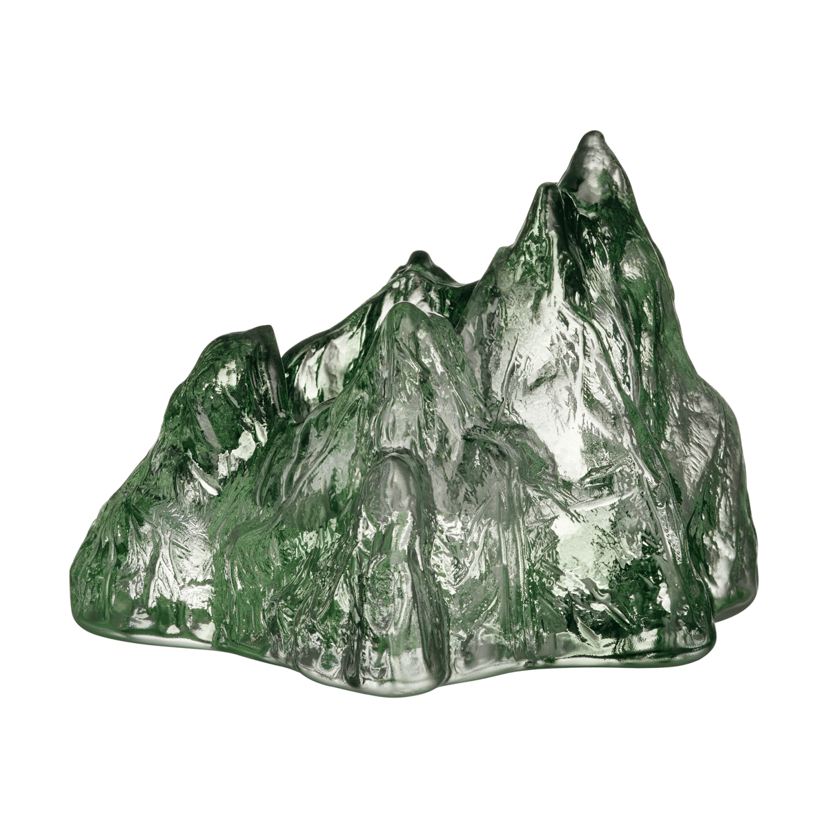 Kosta Boda The Rock telysholder 91 mm Sirkulært glass