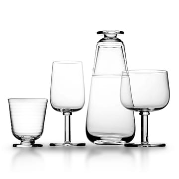 Viva glass på fot 35 cl 2-stk. - Klar - Kosta Boda