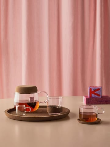 Viva kopp med korkring 30 cl 2-pakning - Klar - Kosta Boda