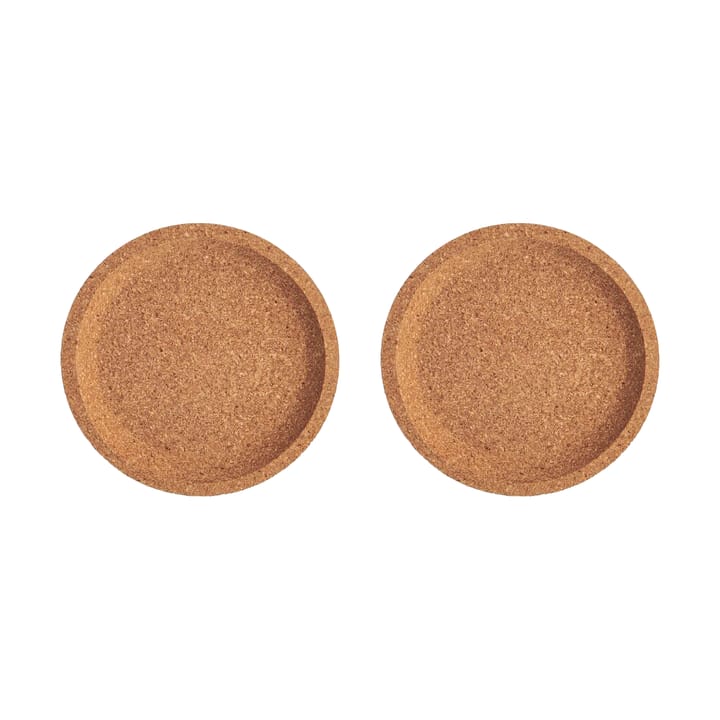Viva korkunderlag Ø10,9 cm 2-pakning - Brun - Kosta Boda