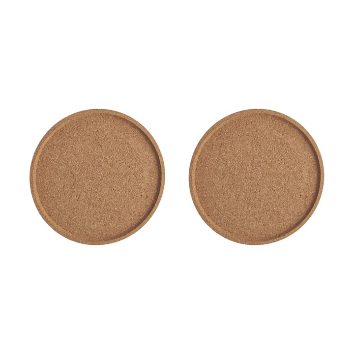 Viva korkunderlag Ø16,8 cm 2-pakning - Brun - Kosta Boda