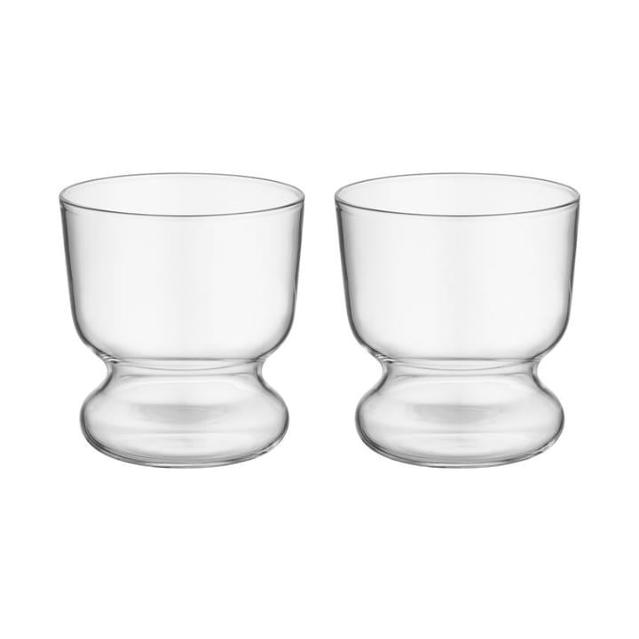Viva old fashioned glass 28 cl 2-pk - Klar - Kosta Boda