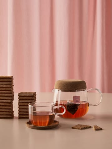 Viva tekanne med korklokk 1,2 L - Klar - Kosta Boda