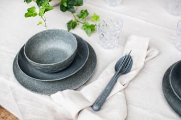 Club bolle Ø16,2 cm 4-pakning biocirkulær termoplast - Nature ash grey - Koziol