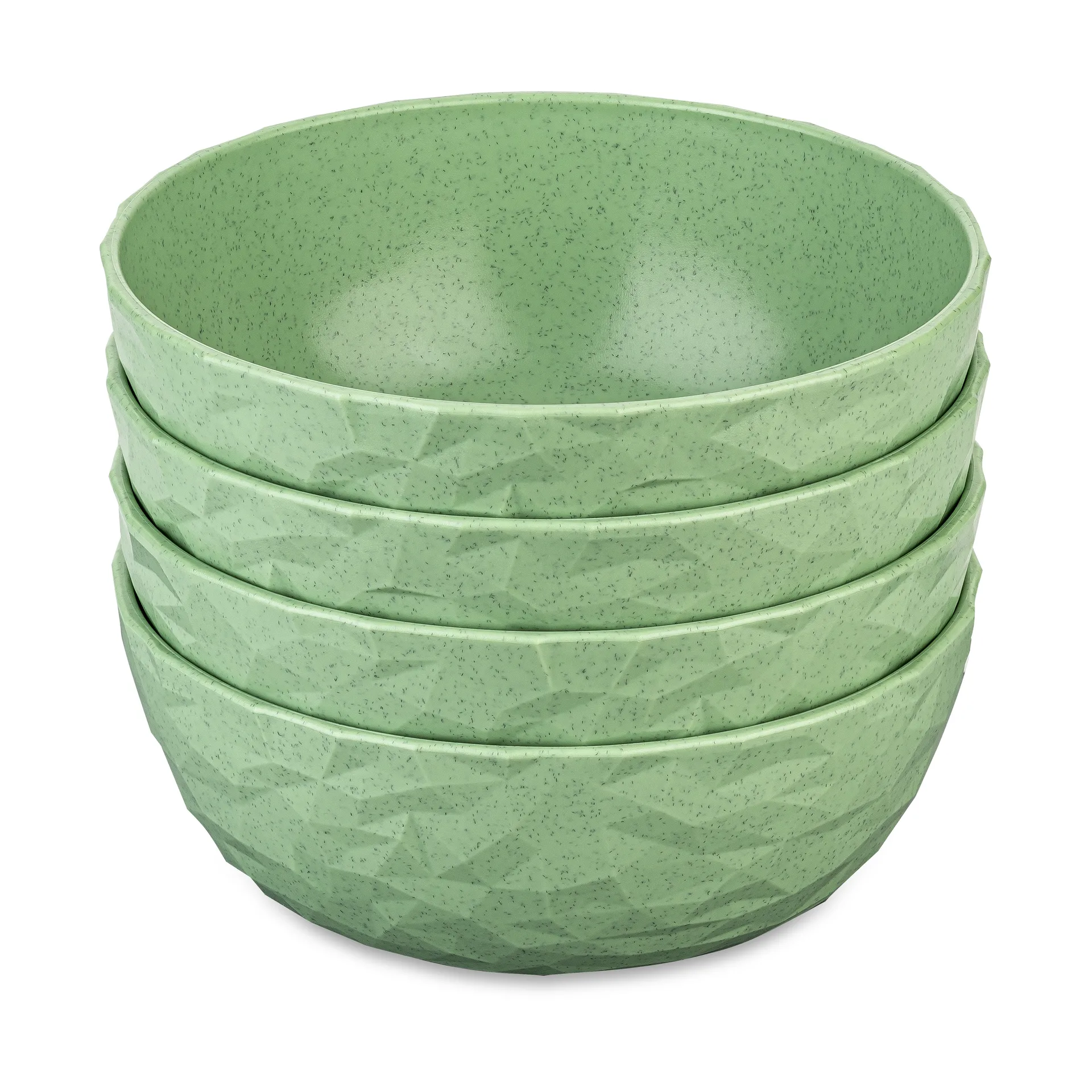 Club bolle Ø16,2 cm 4-pakning biocirkulær termoplast, Nature leaf green Koziol
