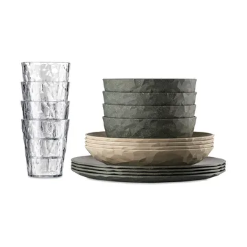 Club Göteborg servis 16 deler biocirk termoplast - Multi - Koziol