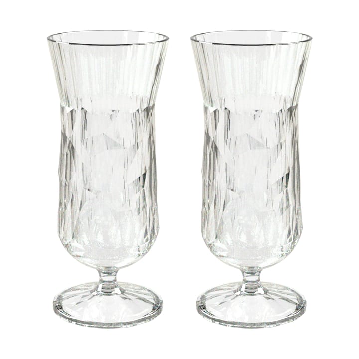 Club No. 17 drinkglass plast 40 cl 2-pakning - Krystallklar - Koziol