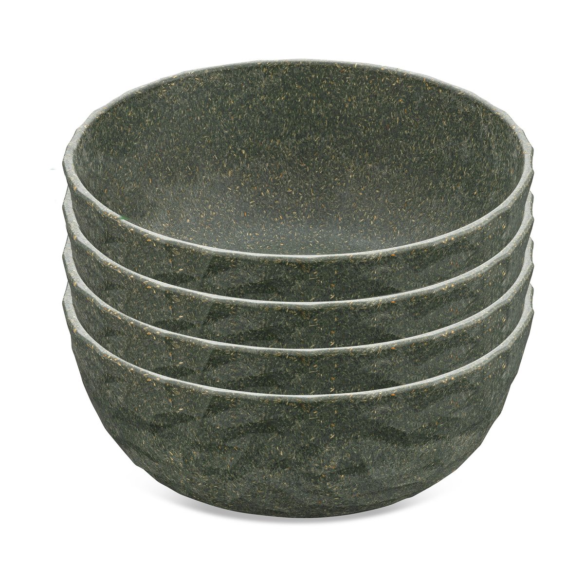 Koziol Club skål 16,2 cm 4-pakning Nature ash grey | Skandinavisk Design | Frokostskåler | Grå