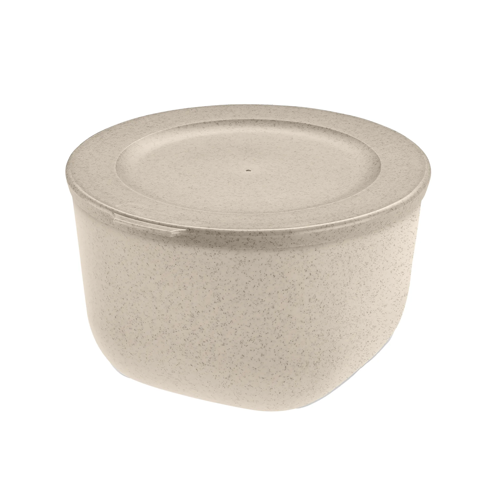 Connect bolle med lokk 1 L biocirkulær termoplast, Nature desert sand Koziol