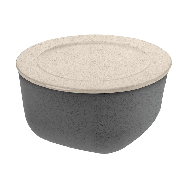 Connect bolle med lokk 2 L biocirk termoplast - Nature ash grey - Koziol