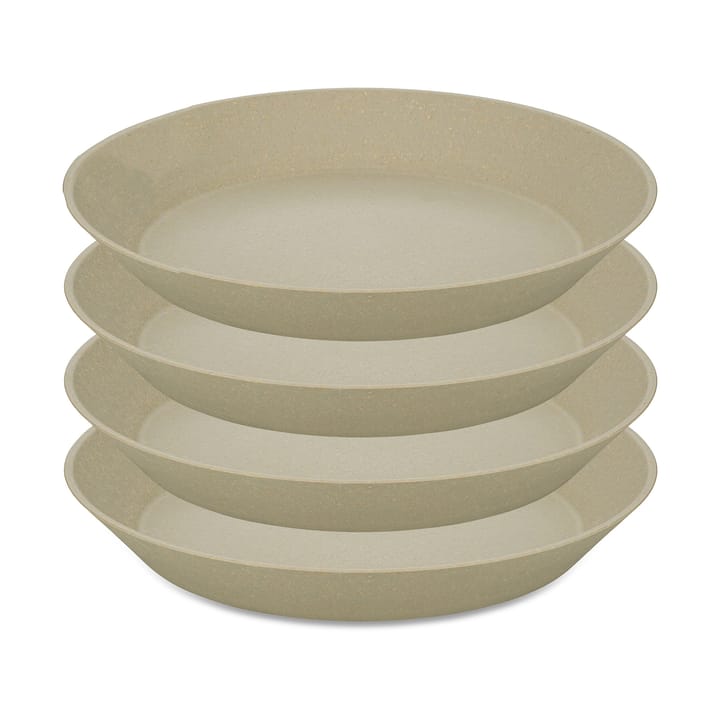 Connect dyp tallerken Ø 24 cm 4-pakning - Nature desert sand - Koziol