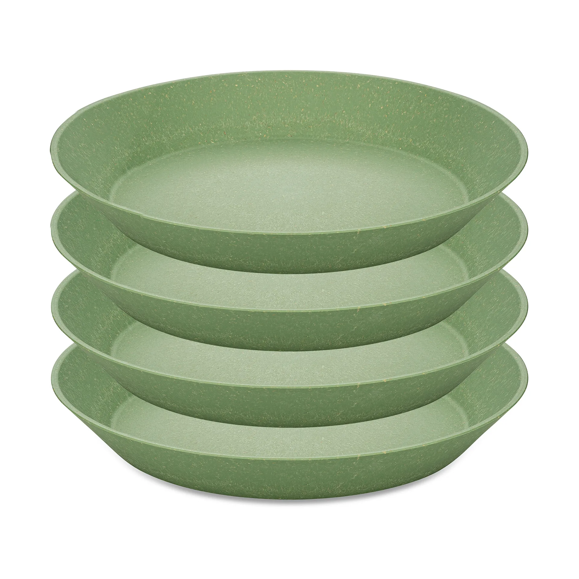 Connect dyp tallerken Ø 24 cm 4-pakning, Nature leaf green Koziol
