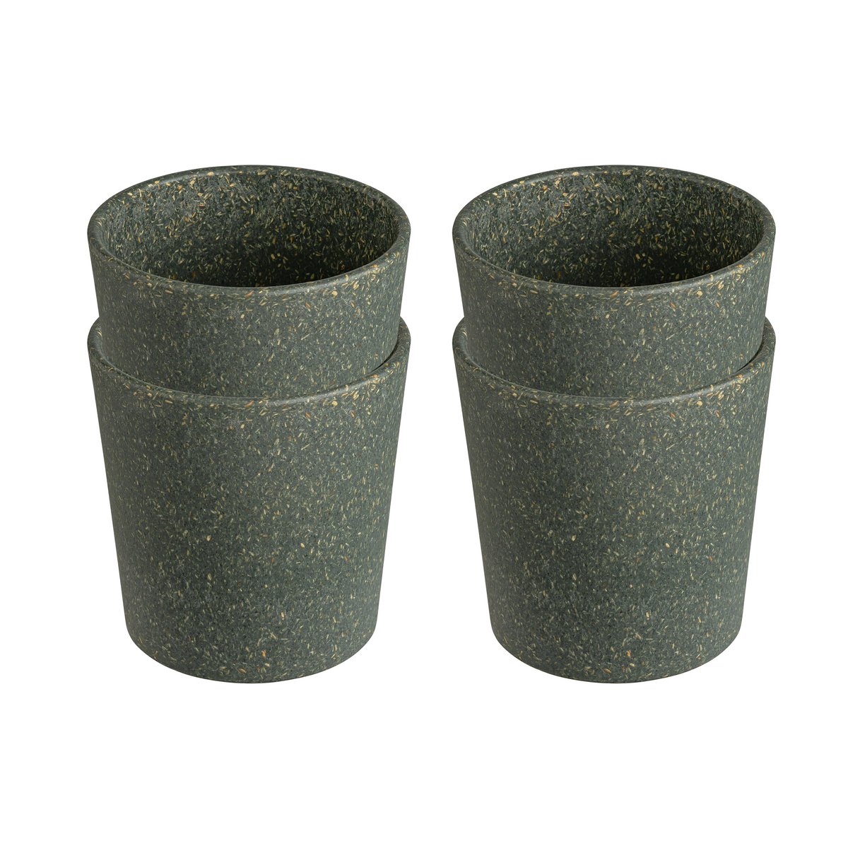 Koziol Connect kopp S 19 cl 4-pakning Nature ash grey