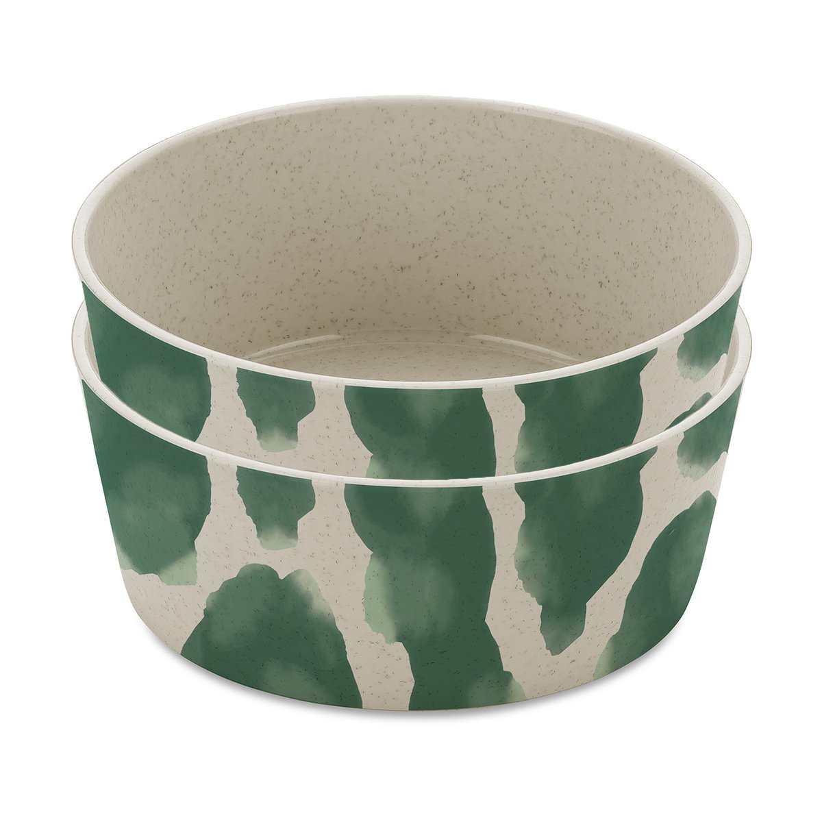 Koziol Connect skål Ø 15,5 cm 2-pakning Monstera splash