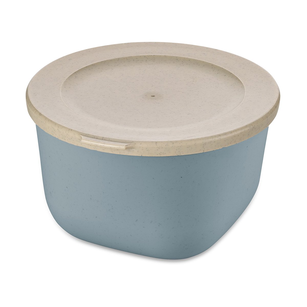 Koziol Connect skål med lokk 1 l Nature flower blue