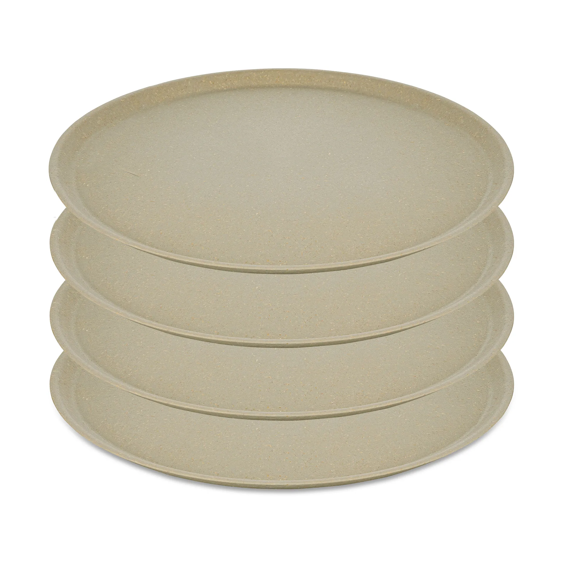 Connect tallerken Ø 25,5 cm 4-pakning, Nature desert sand Koziol