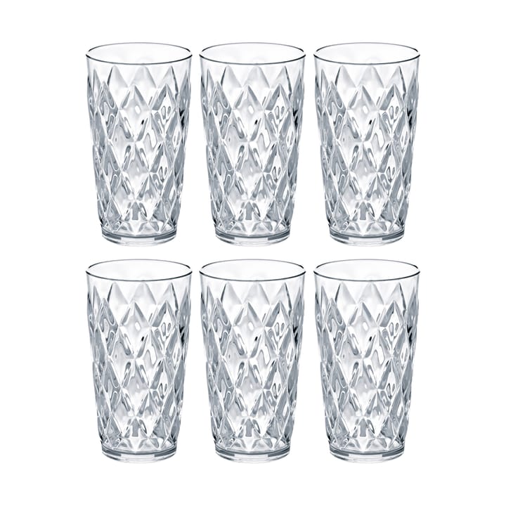 Crystal L glass 6-pakning - Krystallglass - Koziol