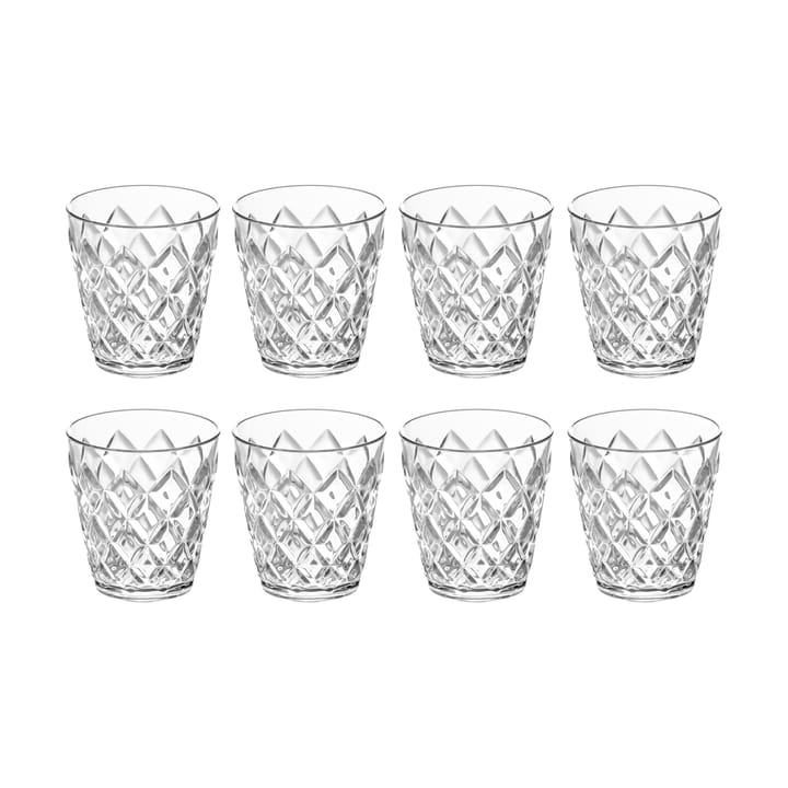 Crystal S Drikkeglass 8-pakning, Krystallklar Koziol