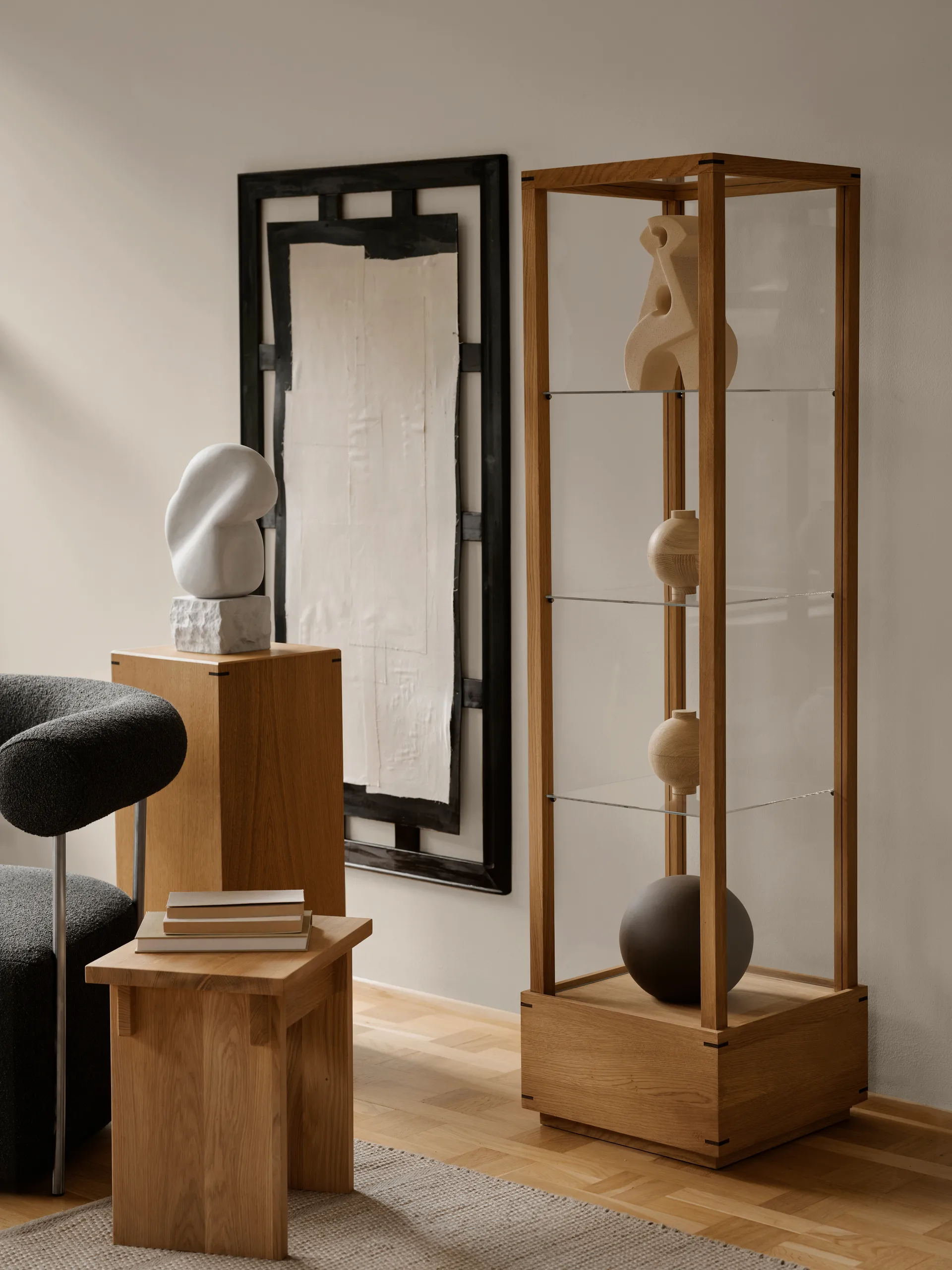 Artisan krakk 30x40 cm, Varm lakkert eik Kristina Dam Studio