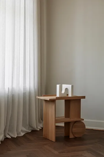 Axis sidebord 42x80 cm - Varm lakkert eik - Kristina Dam Studio