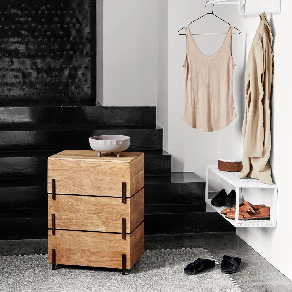 Bowl skål, Grey engobe, large Kristina Dam Studio