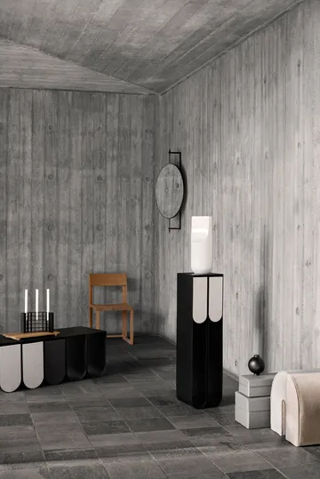 Buet sokkel - Svart - Kristina Dam Studio